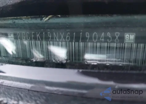 2006 Chevrolet Silverado Lt1 из США, поврежденный, VIN 2GCEK19NX61190438